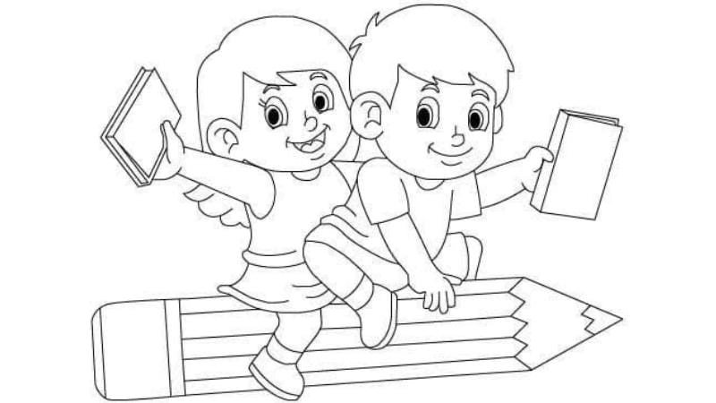 Tăng kỹ năng với tranh tô màu cho bé chủ đề bản thân siêu dễ