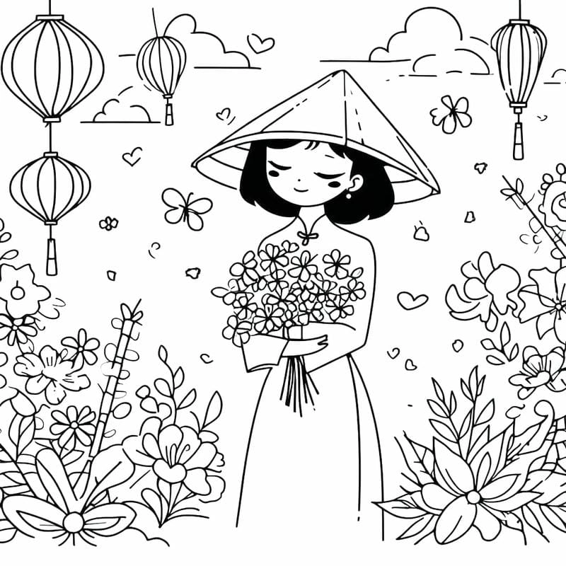 Vẽ 20 tháng 10 tặng mẹ giúp bé sáng tạo đầy cảm xúc
