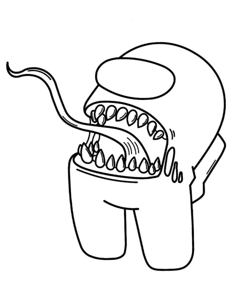 Tải nhanh among us hình tô màu chất lượng