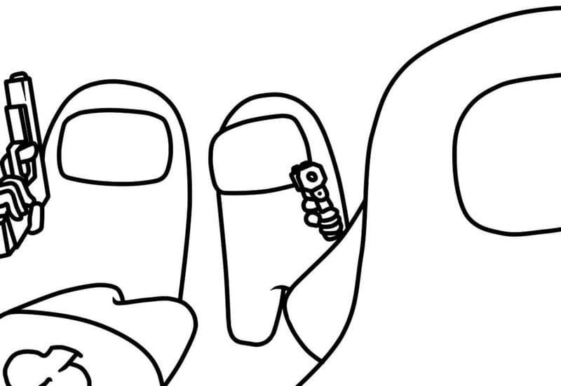 Khám phá bộ hình ảnh among us tô màu siêu dễ thương