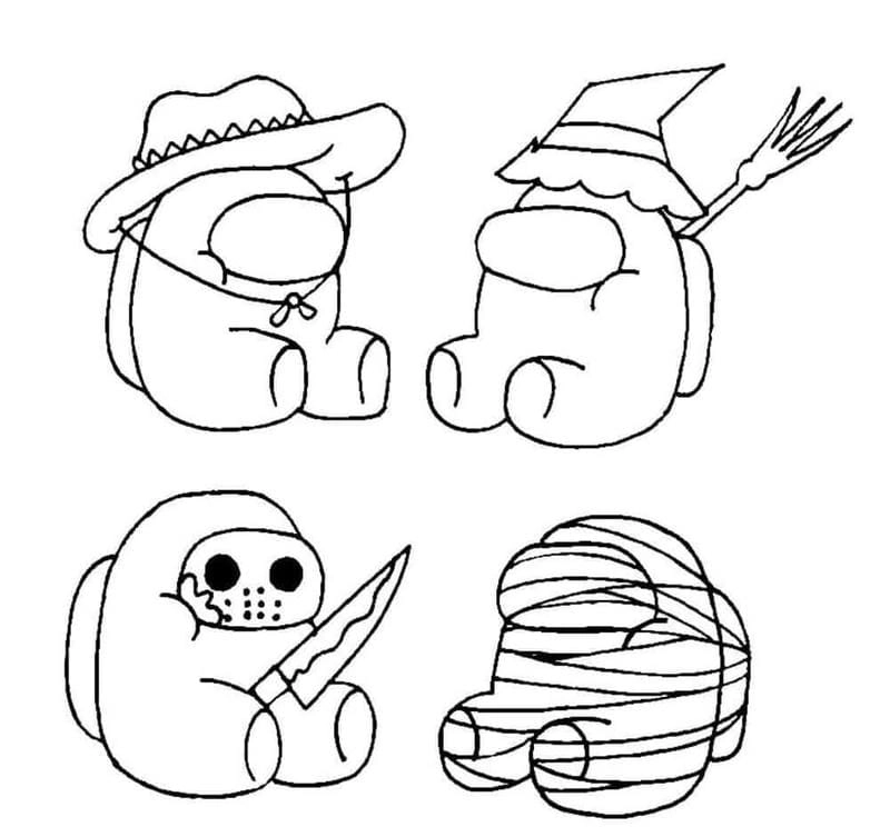 Phụ huynh tìm tranh tô màu among us cho bé nhiều