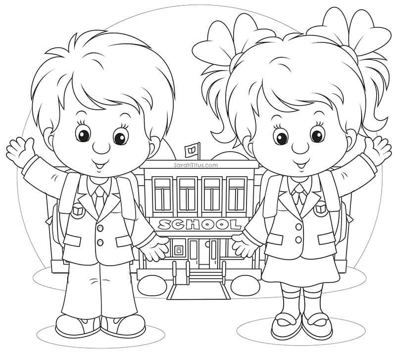 Giới thiệu tranh bạn trai bạn gái cho trẻ tô màu giúp bé tập trung