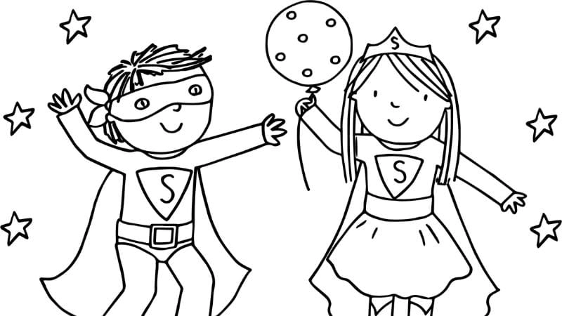 Thực hành tinh mắt với tranh tô màu khuôn mặt bạn trai bạn gái