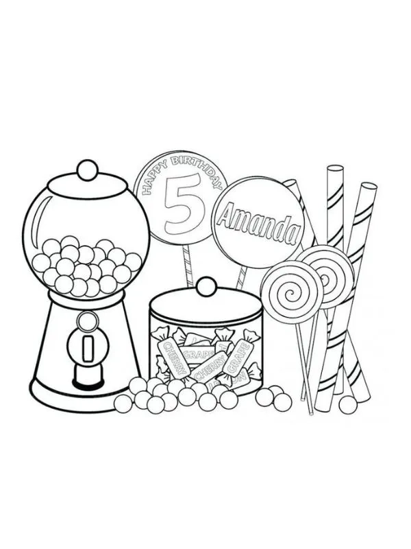 Khám phá thế giới tô màu ngôi nhà kẹo ngọt cùng bé