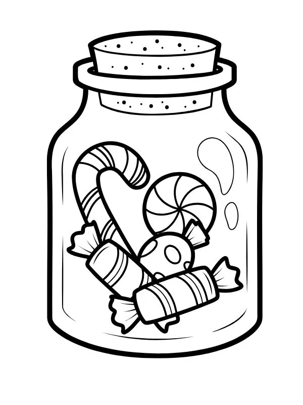 Học mà chơi với tranh tô màu kẹo ngọt hấp dẫn