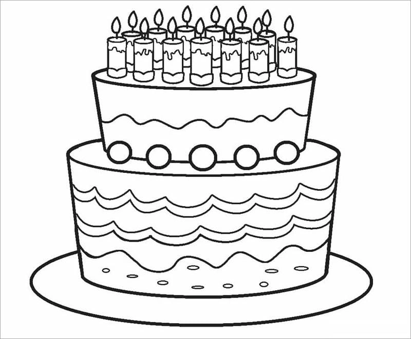 Gợi ý hay về tranh tô bánh sinh nhật dành cho bé