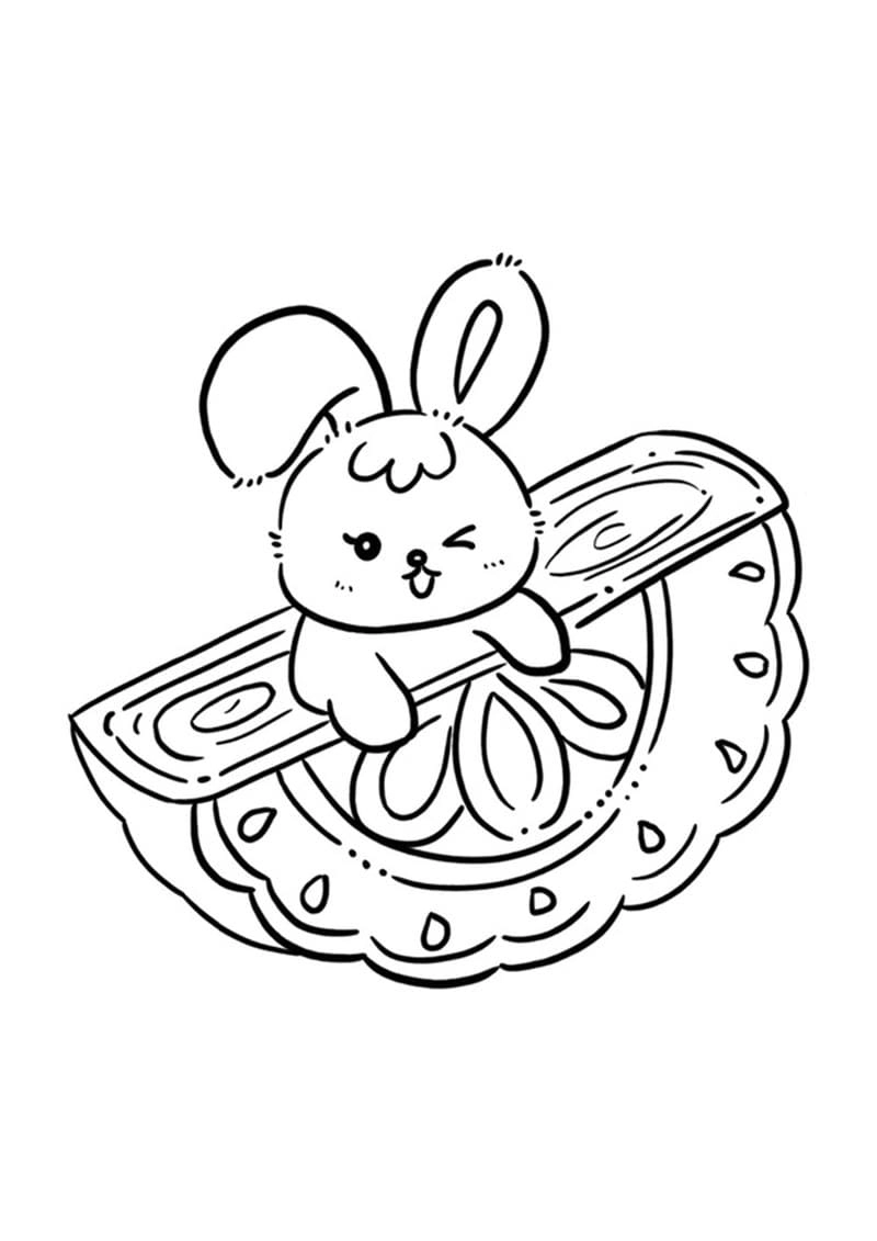 Tranh tô màu trung thu cho bé tập tô sáng tạo