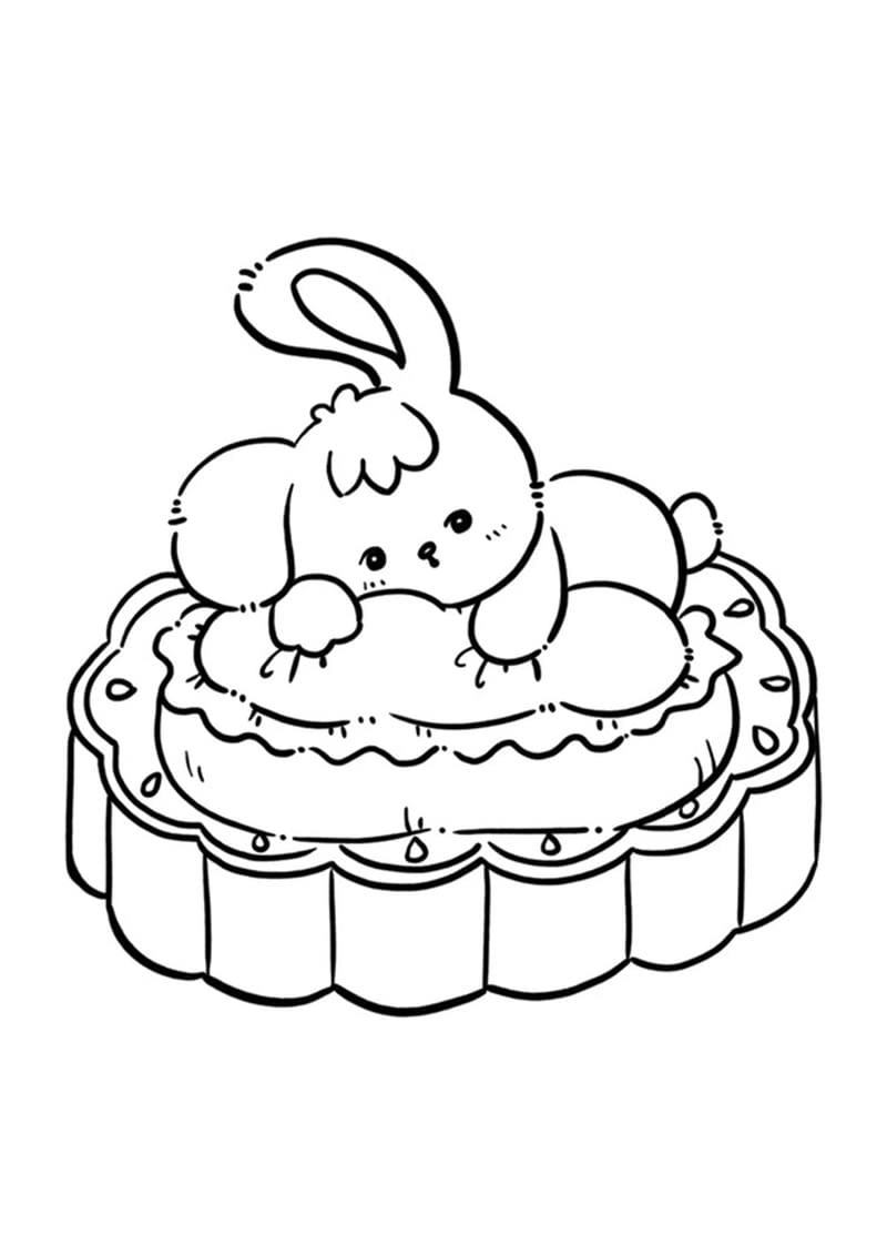 Chia sẻ hình vẽ bánh trung thu đơn giản dễ tải cho bé