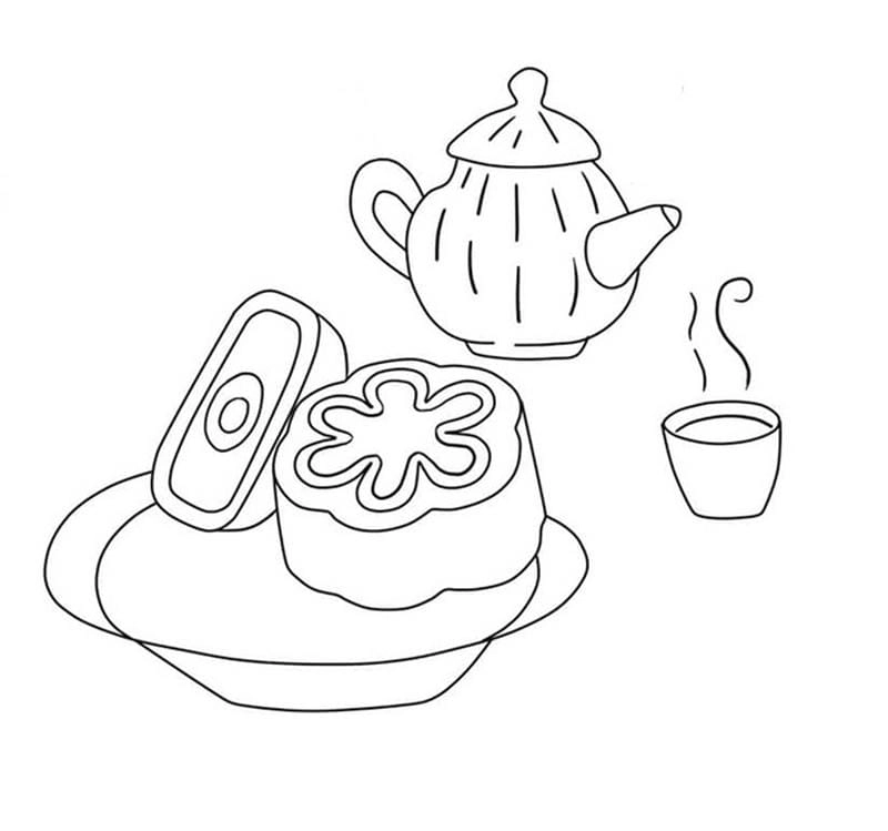 Ý tưởng vẽ tranh bánh trung thu dành cho trẻ em