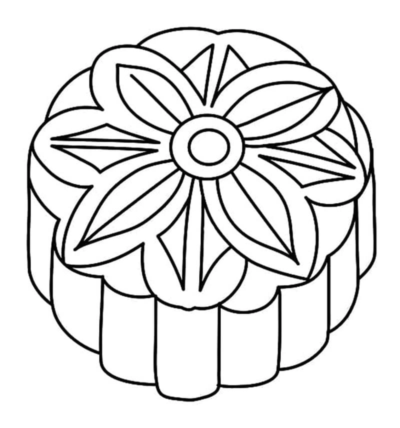 Khám phá ngay tranh tô màu bánh trung thu cho bé tô cực đẹp