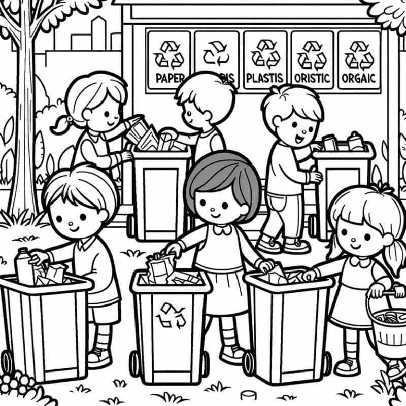 Tranh tô màu bảo vệ môi trường biển sống xanh cùng bé