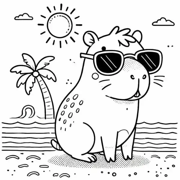 Bé vui học với bộ tranh tô màu động vật biển