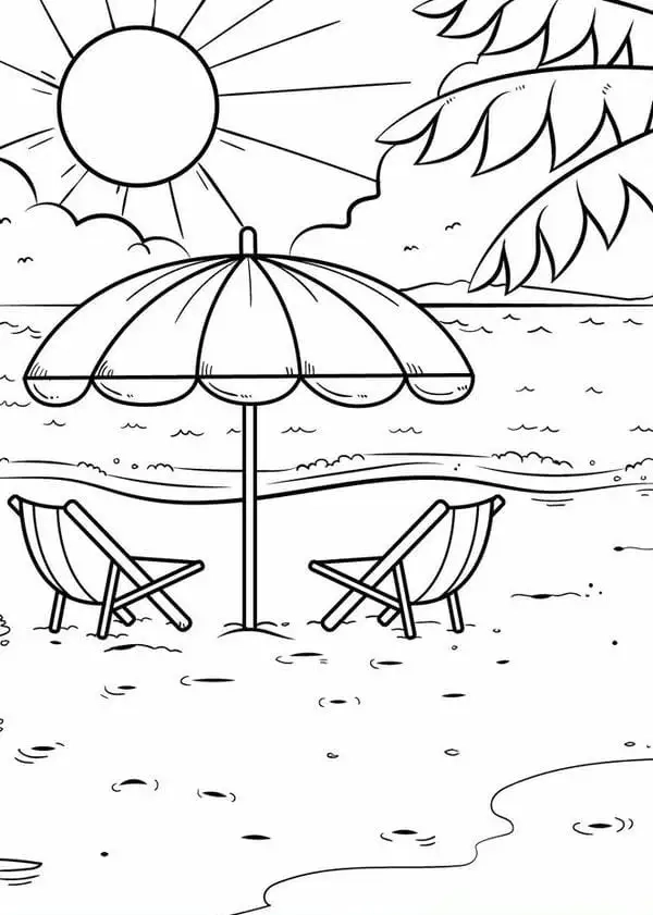 Bé vừa học vừa chơi với tranh tô màu biển cho bé cực dễ thương