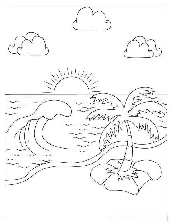 Nâng cao ý thức qua tranh tô màu biển báo nguy hiểm cho bé