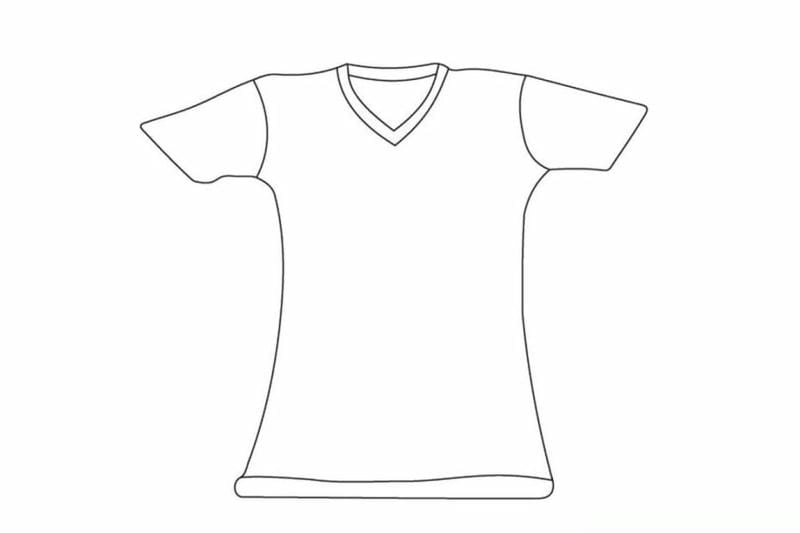 Sáng tạo từ hình ảnh cái áo cho trẻ tô màu