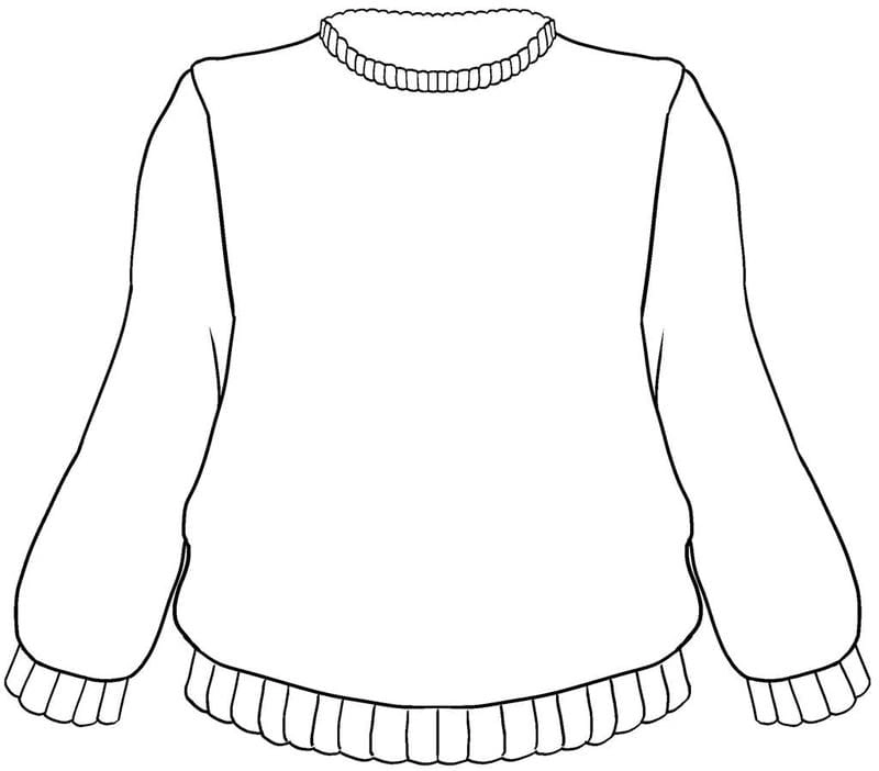 Bé tập phối màu cùng tranh tô màu chiếc áo