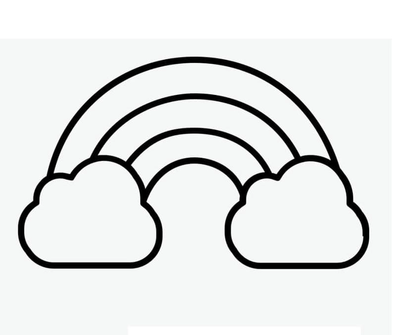 Khám phá những mẫu tranh tô màu cầu vồng đẹp cho bé