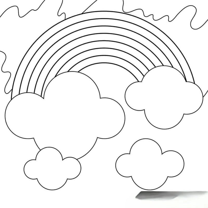 Hướng dẫn chi tiết cách tô cầu vồng đẹp cho bé