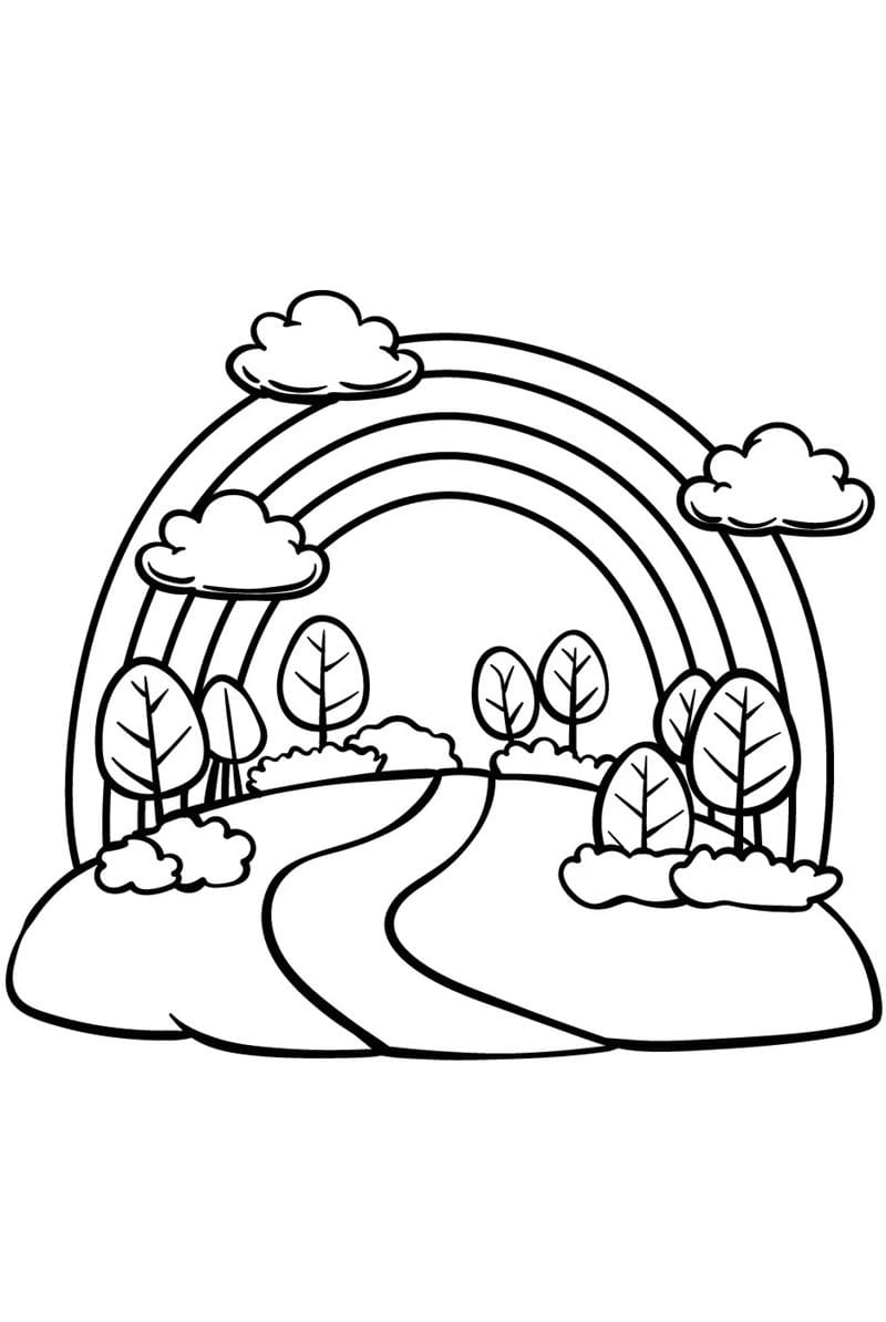 Tô màu vui nhộn cùng cầu vòng tô màu dành cho bé