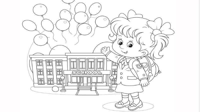 Tải về tranh tô màu chủ đề bản thân mầm non miễn phí