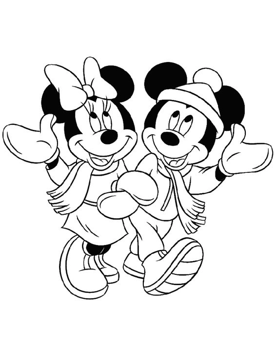 Khám phá ngay tranh tô màu mickey siêu dễ thương