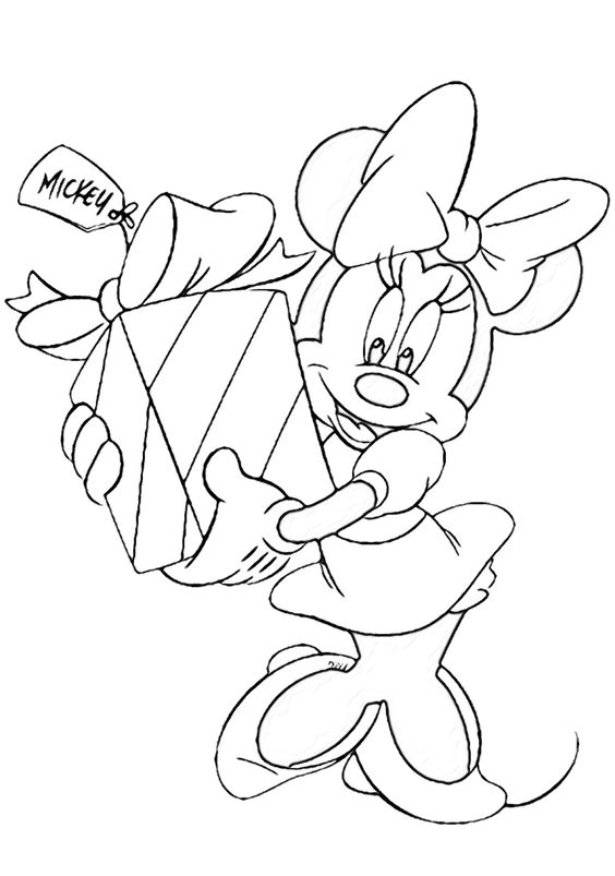 Tuyển chọn mẫu tô màu con chuột mickey dễ tô