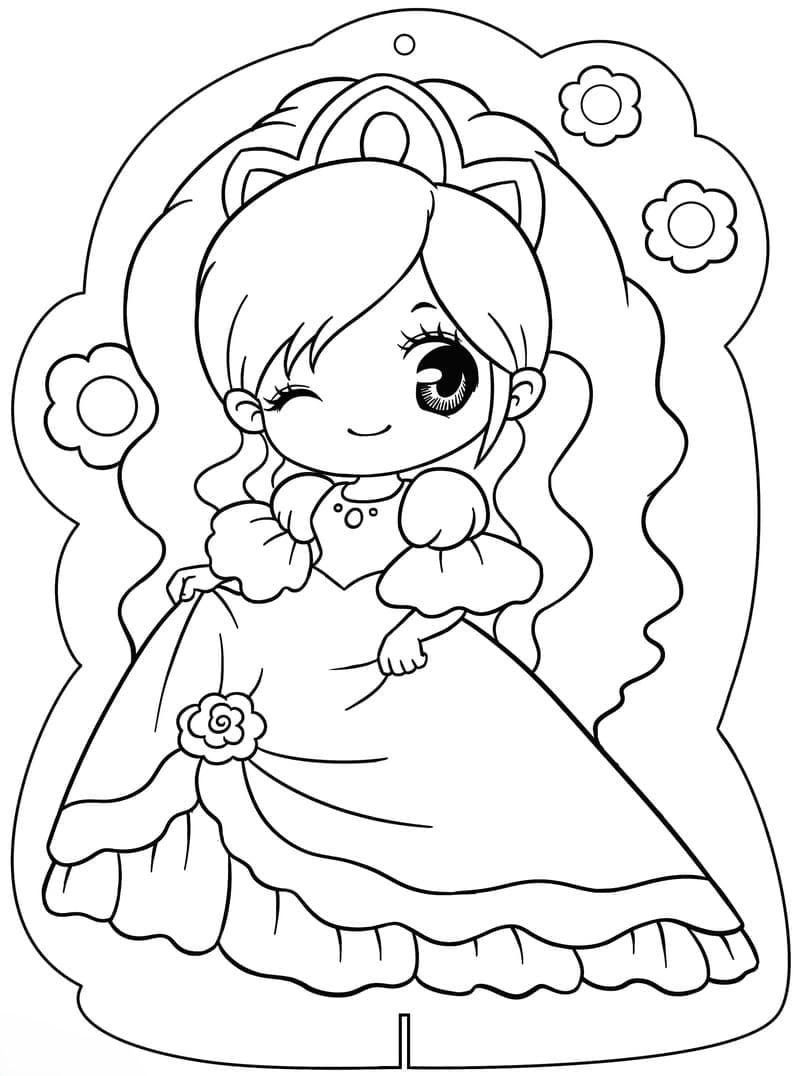  Khám phá tranh tô màu cô gái dễ thương siêu đáng yêu cho bé tập tô