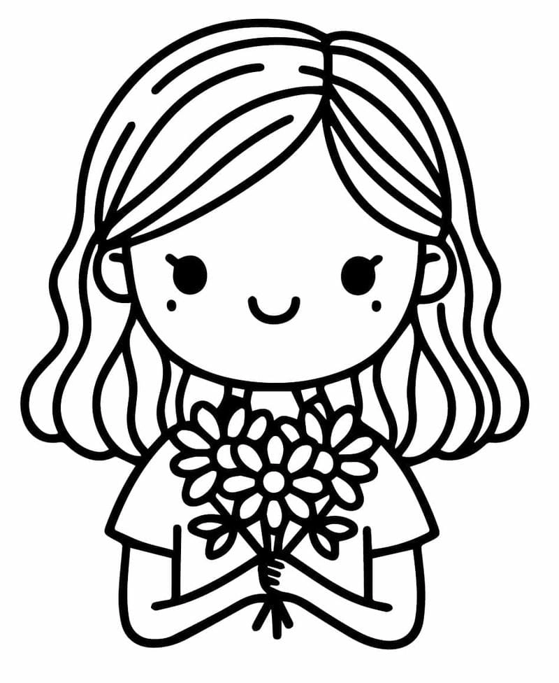 Tập tô tranh tô màu truyện ba cô gái hấp dẫn