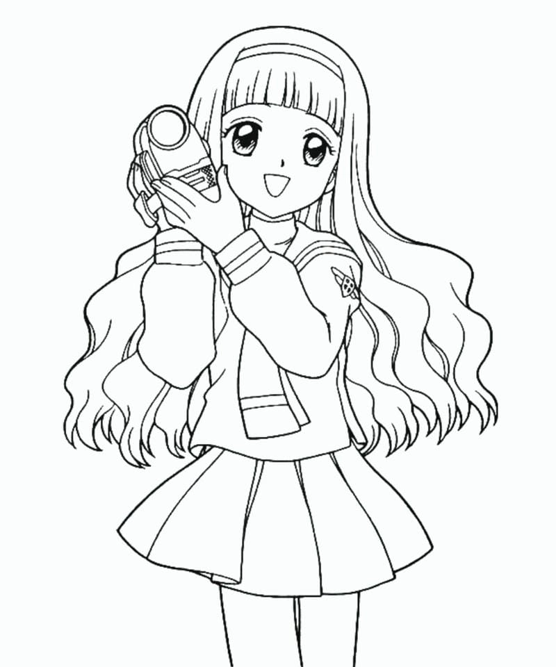 Khám phá thêm tranh tô màu cô gái anime đặc sắc