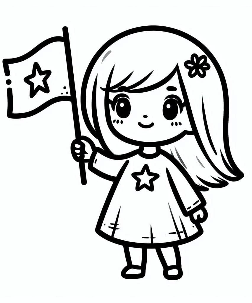 Sáng tạo cùng cổ trang tranh tô màu cô gái hiện đại giao thoa tinh tế