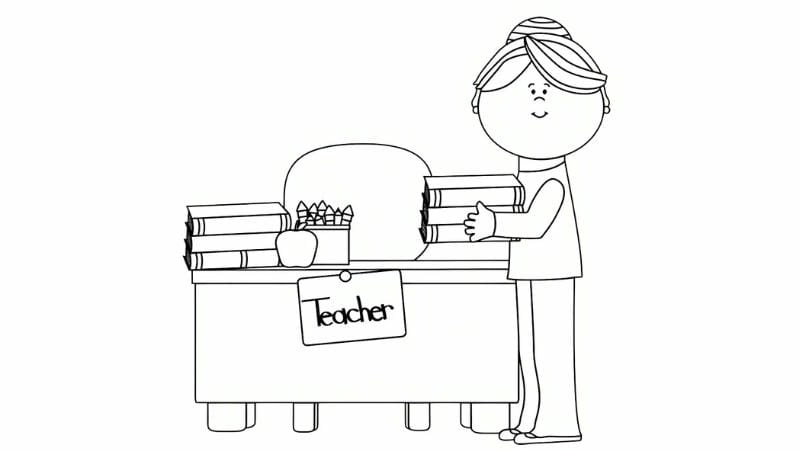 Tô màu cô giáo là hoạt động giúp bé bày tỏ tình cảm