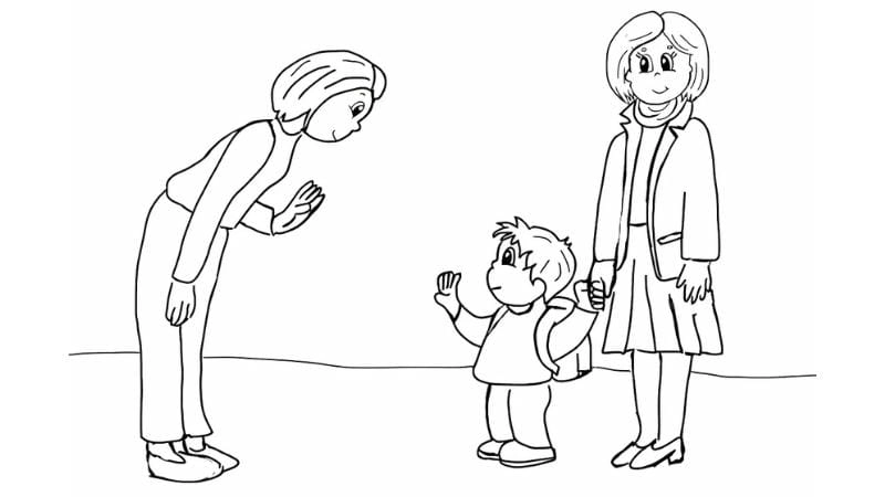 Tô màu hình ảnh cô giáo là cách học sinh hiểu hơn về nghề dạy học