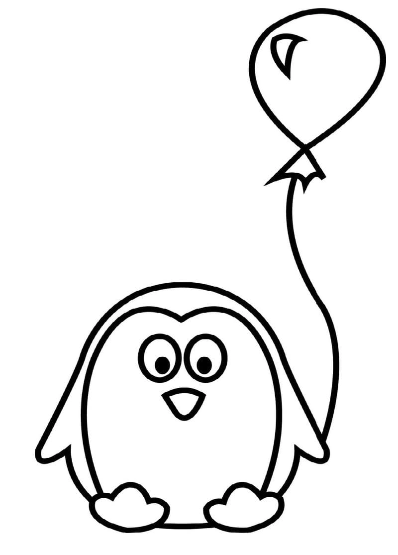 Khám phá vùng cực cùng tranh tô màu con chim đặc biệt là tranh tô màu con chim cánh cụt