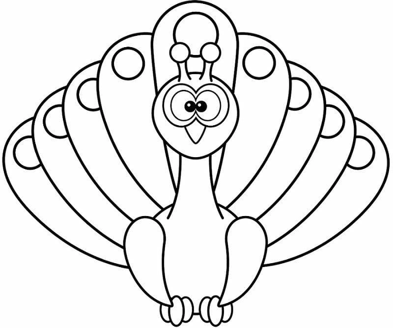 Rực rỡ sắc màu với tranh tô màu con chim nhất định phải thử tranh tô màu con công