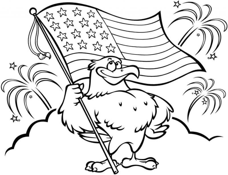 Thử sức cùng tranh tô màu con chim dũng mãnh với mẫu tô màu con chim đại bàng