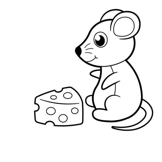Bé thỏa sức sáng tạo với hình chuột mickey cho bé tô màu