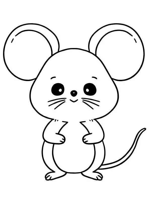 Bé tập tô dễ dàng với hình ảnh chuột mickey tô màu
