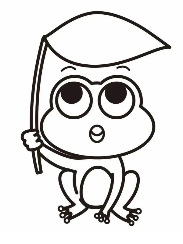 Tổng hợp hình con ếch cho bé tô màu đẹp nhất