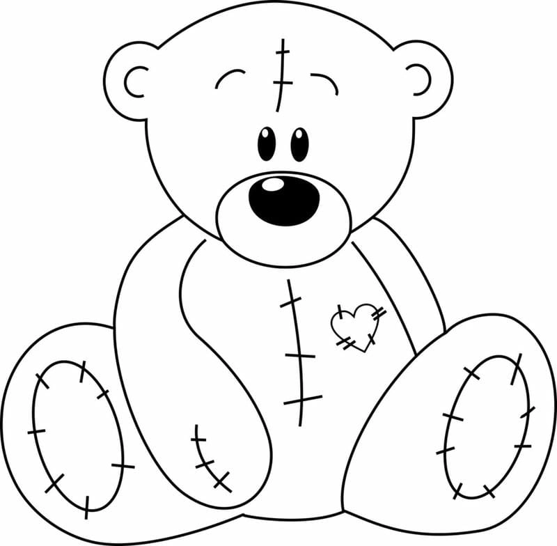 Khám phá ngay bộ hình gấu tô màu siêu dễ thương cho bé