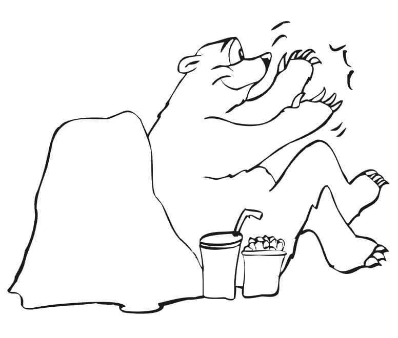 Bé sẽ yêu thích ngay với tô màu con gấu cute