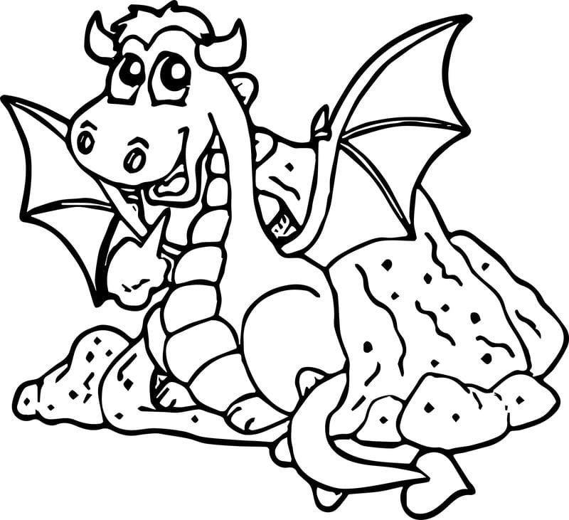 Lựa ngay hình con rồng cho bé tô màu cực sinh động