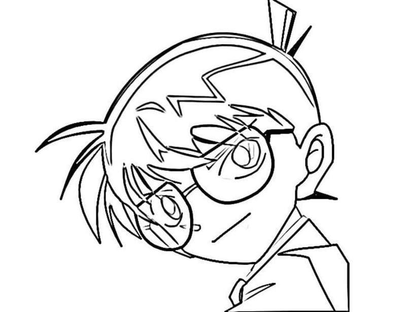 Dễ thương quá trời với tô màu conan chibi