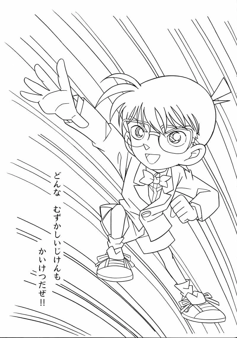 Bộ sưu tập mới nhất về conan tô màu cho bé