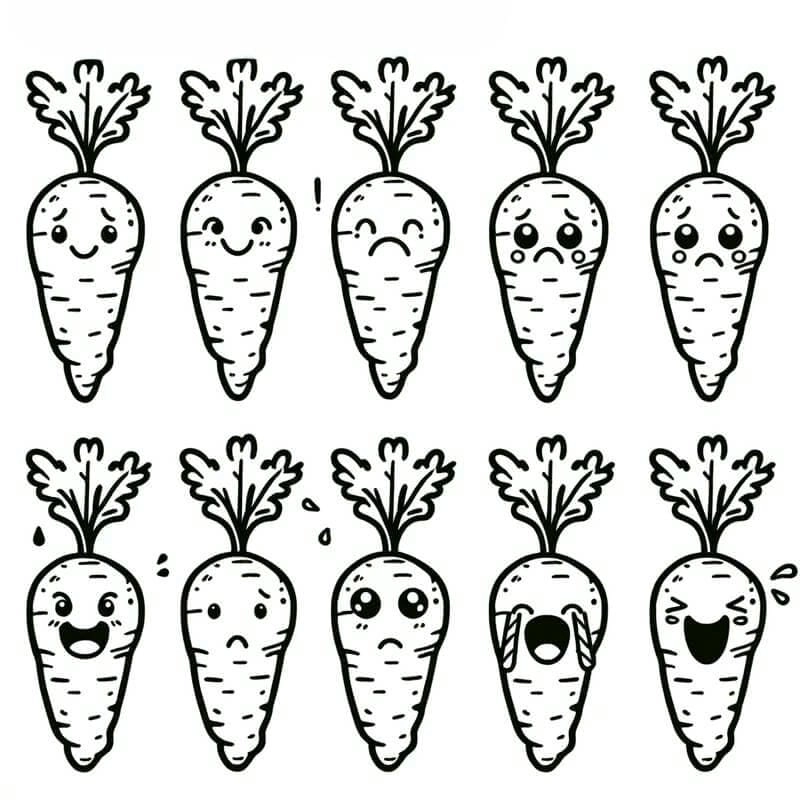 Bé học nhanh hơn nhờ tô màu củ cà rốt nhà trẻ