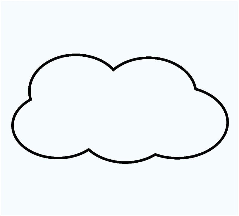 Lưu ngay bộ hình ảnh đám mây tô màu