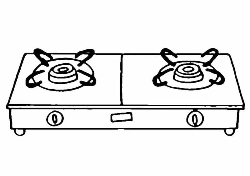 Chọn ngay tranh rỗng tô màu chủ đề đồ dùng gia đình cho bé