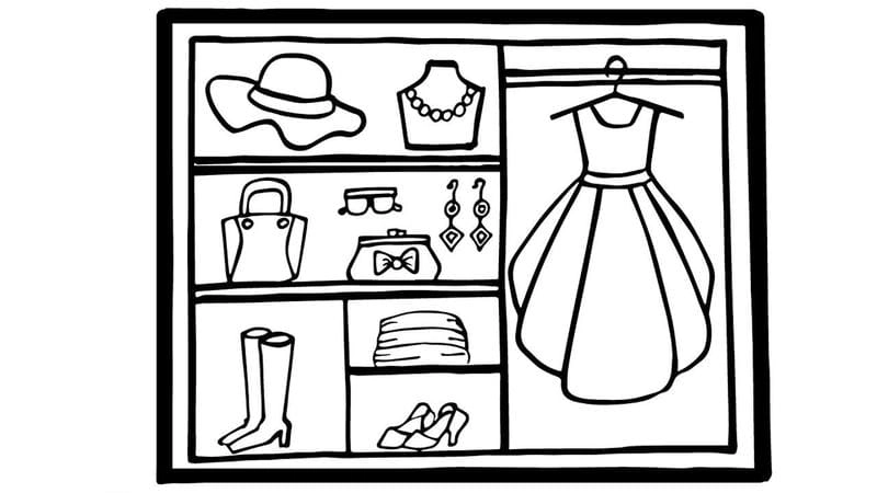 Bé vui học với tranh tô màu các đồ dùng trong gia đình