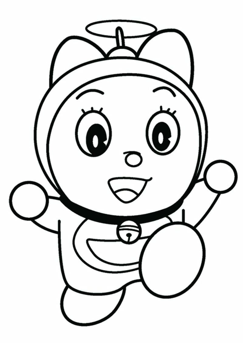 Doremi tô màu đơn giản mà sinh động