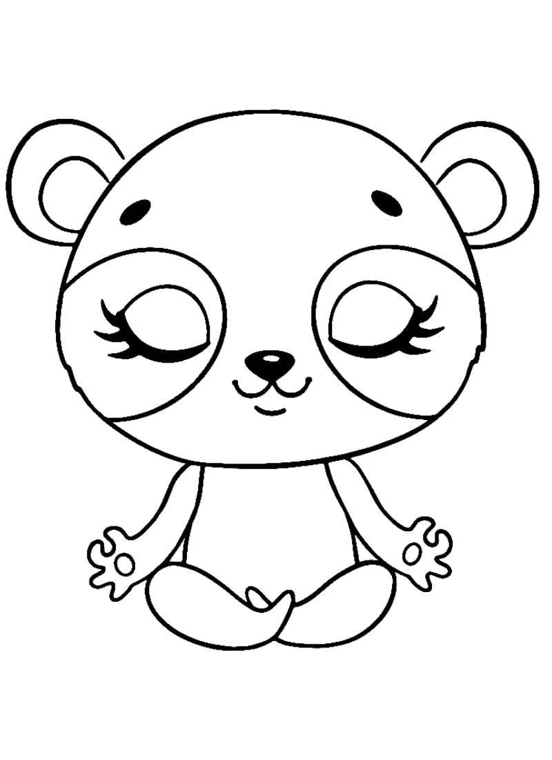 Thử ngay bộ hình tô màu con gấu dễ thương