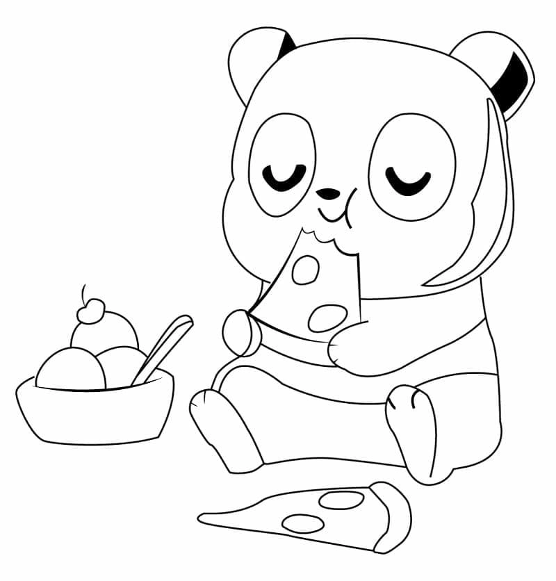 Tải về ngay hình tô màu gấu trúc ngộ nghĩnh